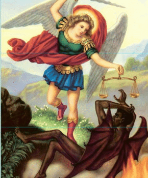 DECORADO 30X60 ARCANGEL SAN GABRIEL 3 PIEZAS